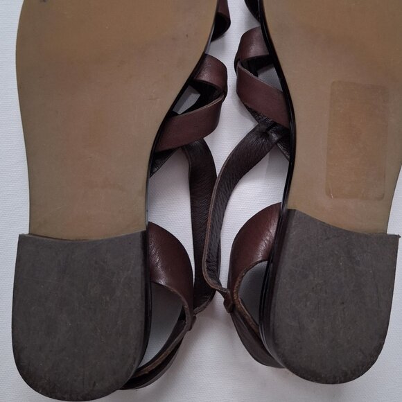 MICHAEL Michael Kors Brown Leather Sandals - Picture 6 of 6